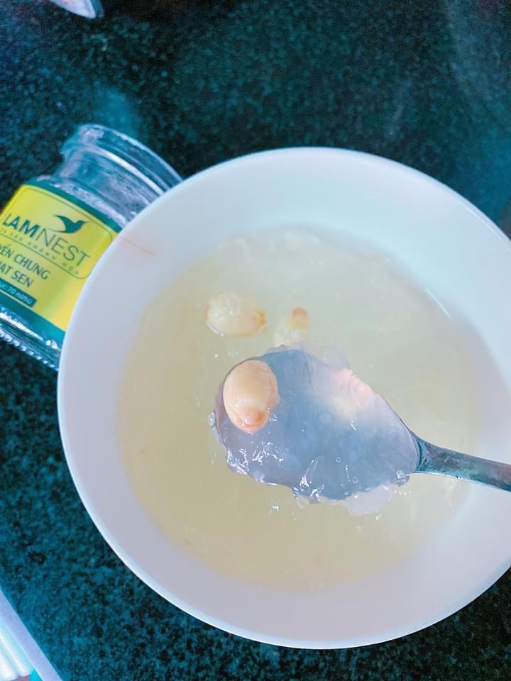 Thùng 60 hủ yến chưng HẠT SEN bổ dưỡng 28% yến - Lamnest