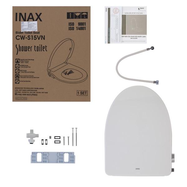 Nắp bồn cầu thông minh Inax CW-S15 - Hàng chính hãng INAX