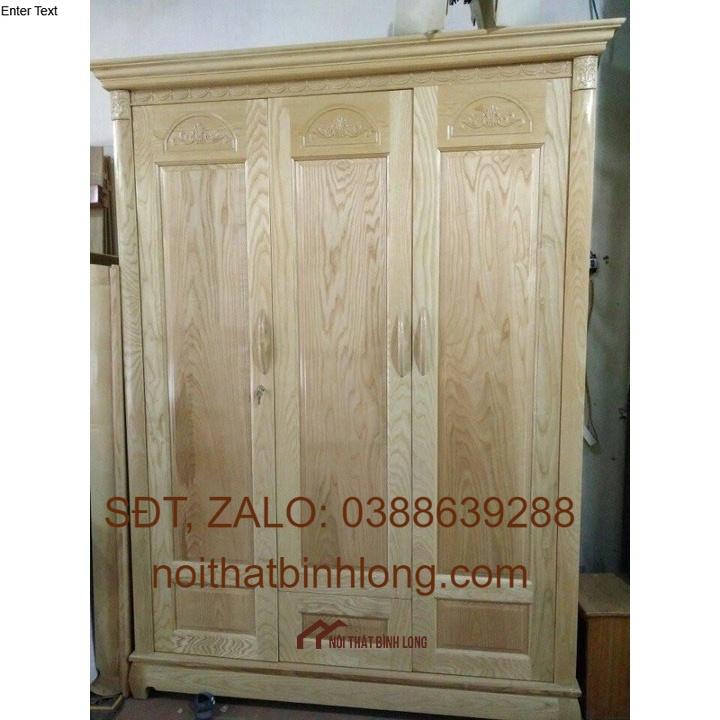Tủ áo gỗ sồi