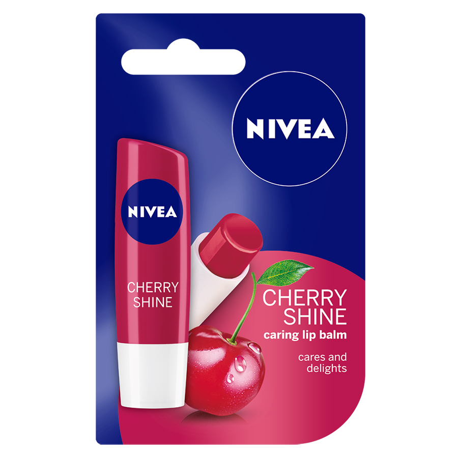 Son Dưỡng Ẩm Môi Hương Cherry Shine Nivea 85077 (4.8g)