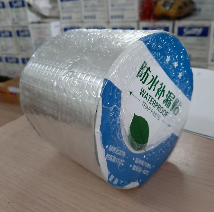Băng keo chống thấm KG13, chống dột dán siêu dính trên mọi bề mặt, dán mái tôn, tường, ống nước cao cấp dài 5m- Hàng chính hãng