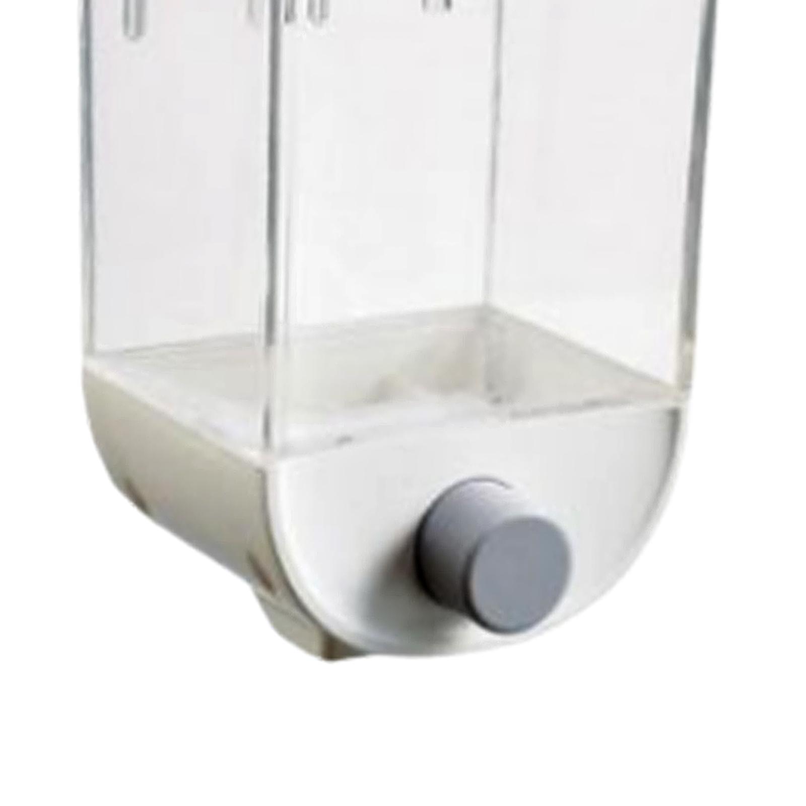Sealed Wall-Mounted Food Dispenser Kitchen Containers Airtight Bucket for Rice Flour