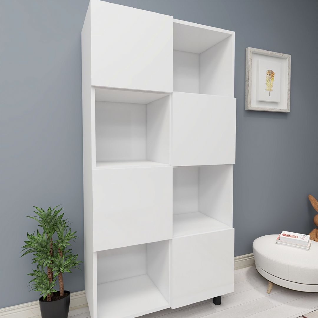 Kệ sách thông minh từ gỗ MDF SMLIFE Blumen