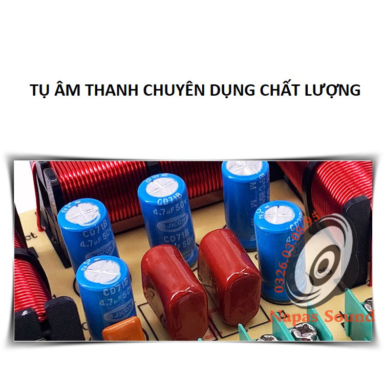 BỘ MẠCH PHÂN TẦN THÙNG LOA FUN ĐÔI RCEDA402 - 2 BASS + 1 MID + 1 TRÉP - MẠCH PHÂN TẦN LOA 4 ĐƯỜNG TIẾNG