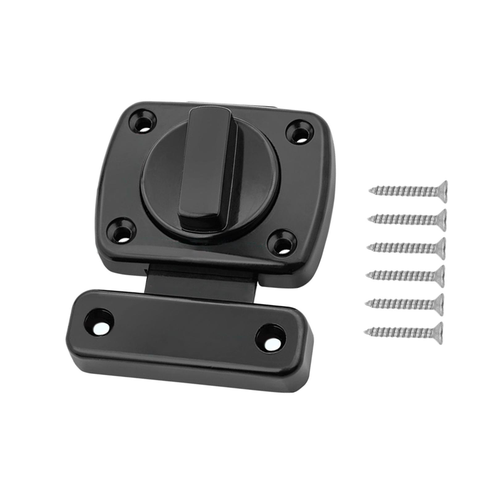 Rotate Bolt Latch Gate latches Safety Door Lock Pet Door Bathroom Door Lock latches for Window Metal Gates Garden Garage Door