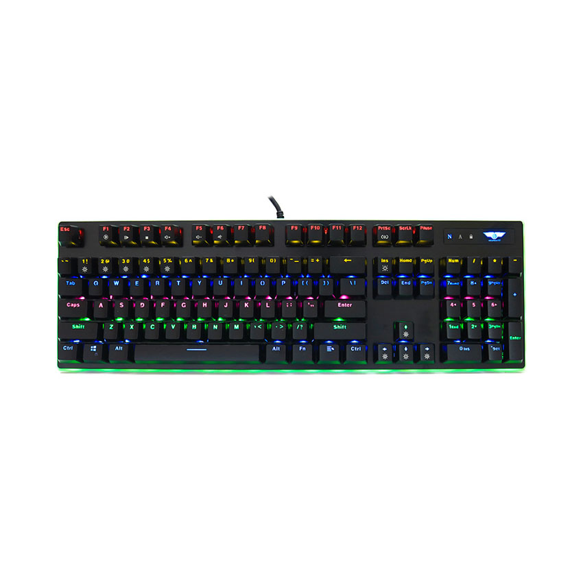 Bàn phím cơ Gaming Newmen GM550RBG (LED RBG, quang cơ, Keycap đúc 2 lớp, kháng nước IP66) - Hàng chính hãng