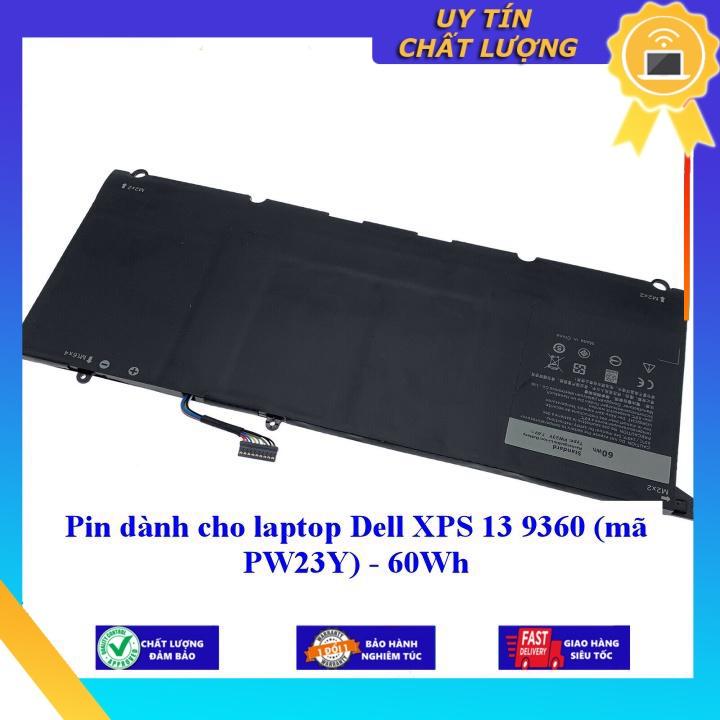 Pin dùng cho laptop Dell XPS 13 9360 60Wh PW23Y - Hàng Nhập Khẩu New Seal