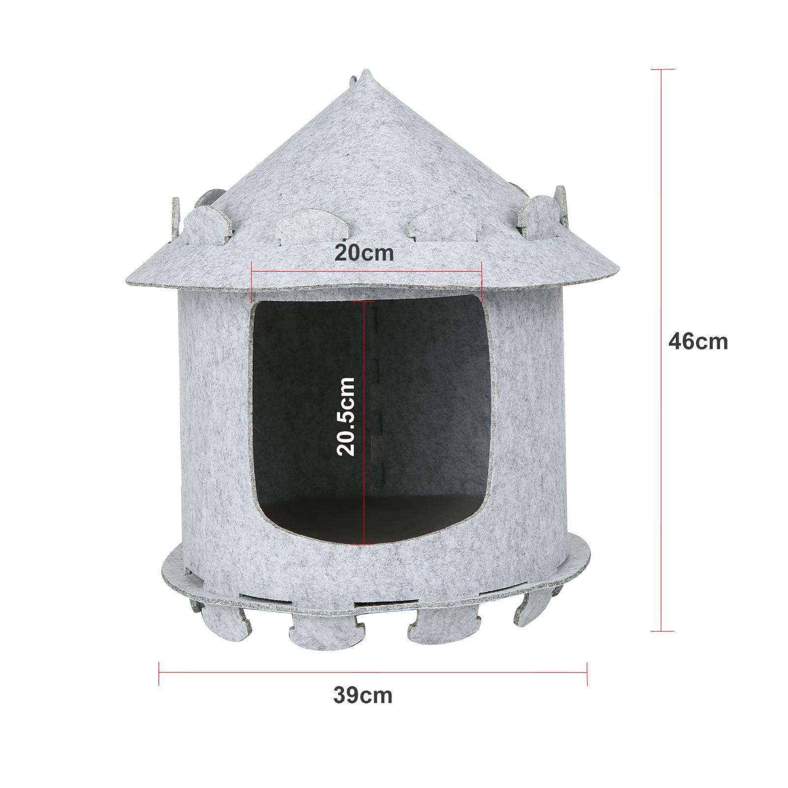 Giường cho mèo với đệm có thể tháo rời, phù hợp với mèo bé hơn 7.5kg