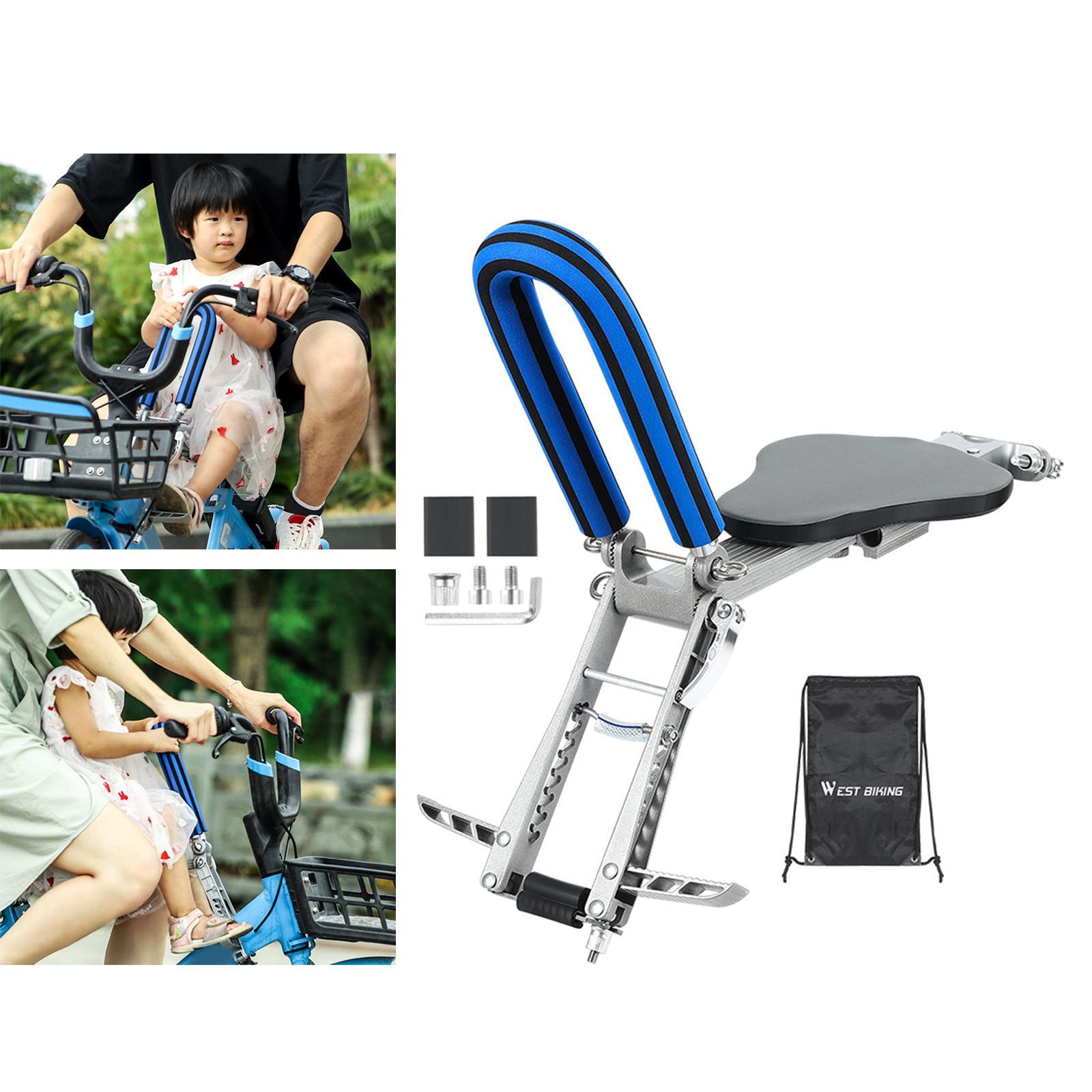 Front Seat Child Carrier Saddle W/ Pedal