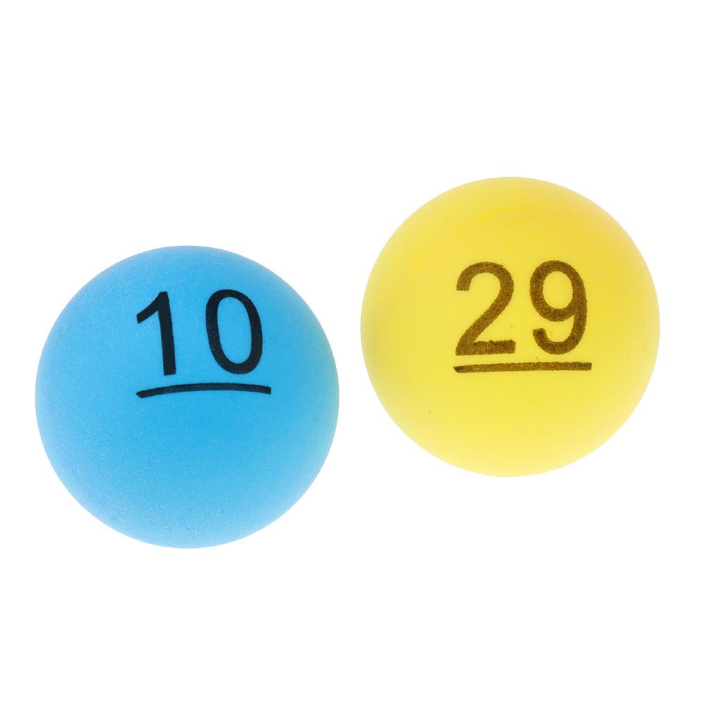 Set of 40 Multi Color Table Tennis Ball Pong Balls Training Aid