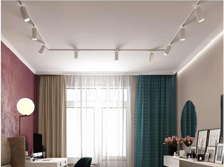 Bộ 3 Đèn Led ray rọi COB 20W trang trí shop