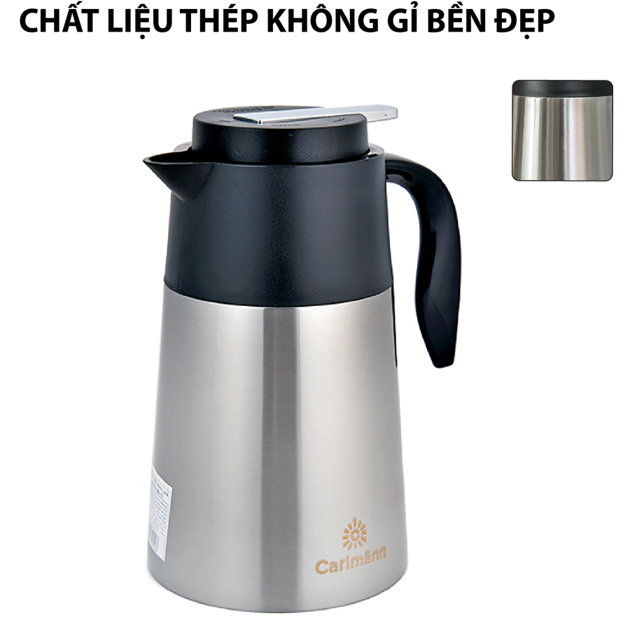 Bình Cà Phê Giữ Nhiệt Carlmann BES-178 1300ml