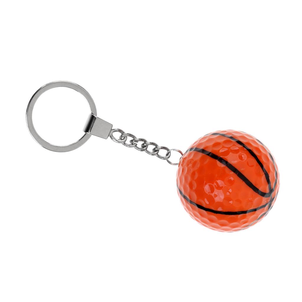 Golf Ball Key Chain Golf Gift Key Ring Bag Pendant Accessory