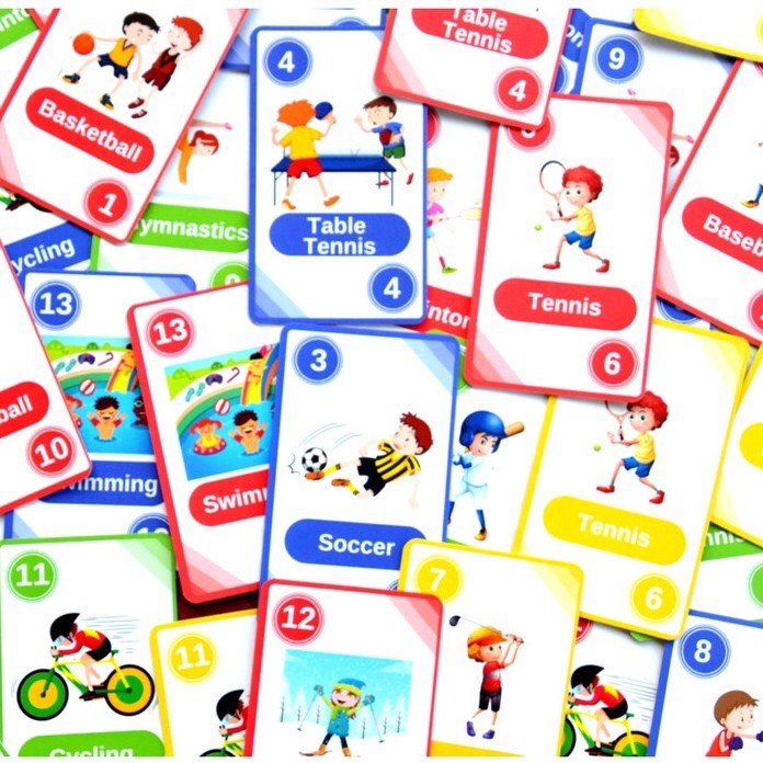 Go fish game “Sports”