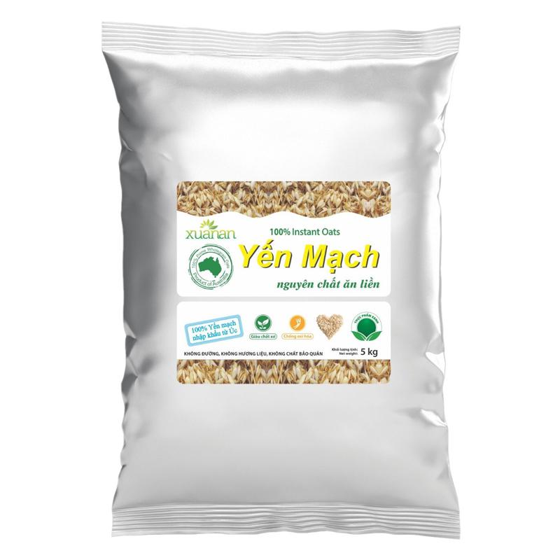 Yến Mạch Nguyên Chất Ăn Liền Xuân An [ko đường] Túi 5Kg (Giảm 25%)