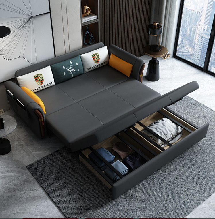 Sofa giường đa năng hộc kéo HGK-14 ngăn chứa đồ tiện dụng Juno Sofa KT 1m9