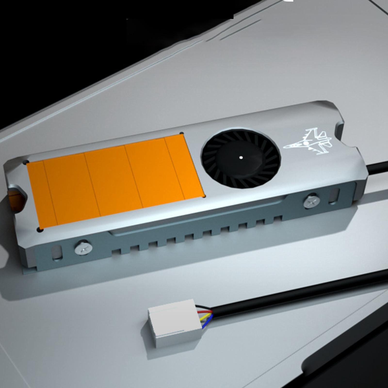 M.2 SSD Heat Sink 2280 HDD with Silicone Pad Aluminum Alloy