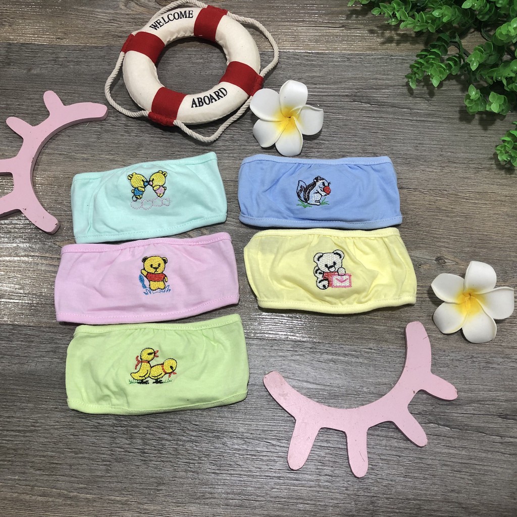 Che thóp cho bé sơ sinh chất liệu cotton mềm mại thấm hút mồ hôi tốt