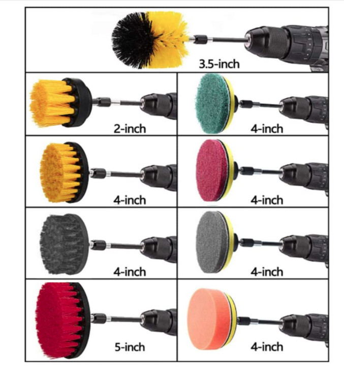 Bộ bàn chải khoan 22 chi tiết