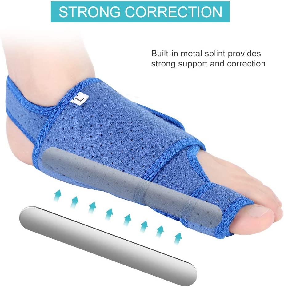 Hallux Valgus Corrainer Night, Chỉnh hình chính xác với Hỗ trợ Gel Ark, Mẹo cho Oneles Bunion Sửa chữa để giảm đau chân, chân phẳng