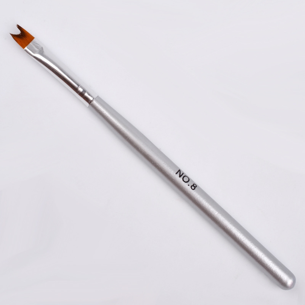Cọ Vẽ Hoa Lưỡi Liềm Đồ Nghề Nail Chuyên Dụng, Tùy Chọn Cán Bạc Và Cán Gỗ, Màu Sắc Thời Trang, Dụng Cụ Dễ Dùng Thao Tác Giúp Tiết Kiệm Thời Gian Làm Móng Tinh Tế Theo Ý Tưởng Sáng Tạo