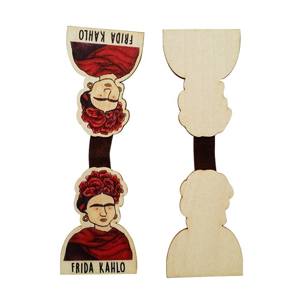 Bookmark gỗ nam châm Frida Kahlo