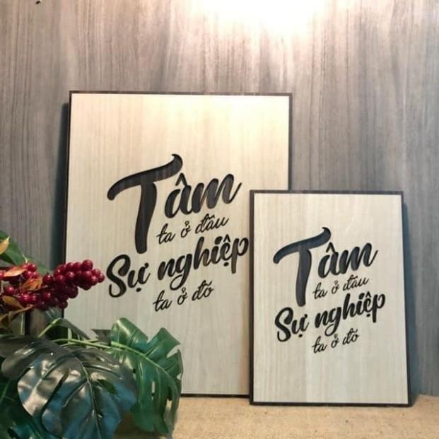 Tranh động lực CARINA T022- Tâm ta ở đâu sự nghiệp ta ở đó