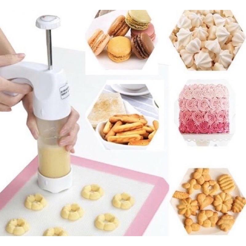 Bộ Cookie press nhựa / khuôn làm bánh quy