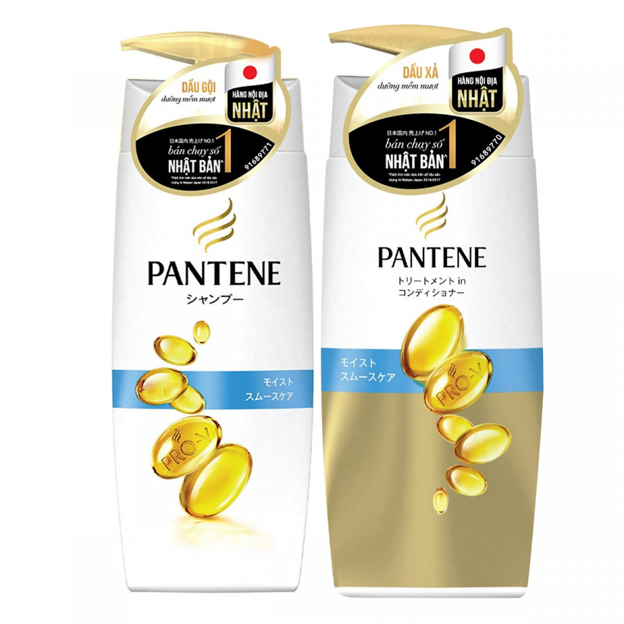 Bộ Dầu Gội &amp; Xả Pantene Nhật Bản - Dưỡng Mềm Mượt