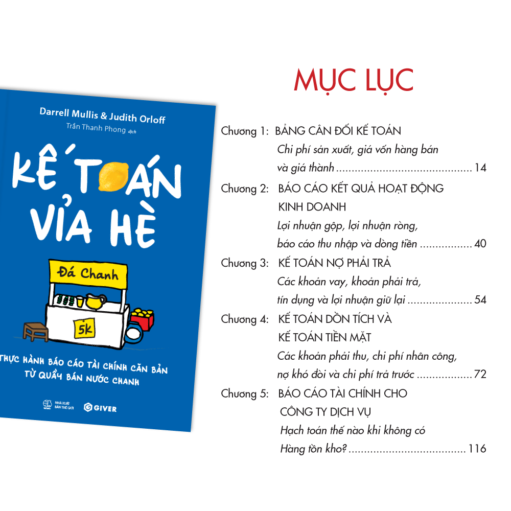 Hình ảnh Kế Toán Vỉa Hè - Thực Hành Báo Cáo Tài Chính Căn Bản Từ Quầy Bán Nước Chanh