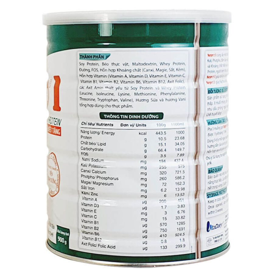 3 Hộp Sữa Bột VitaDairy Nepro 1 (900g)