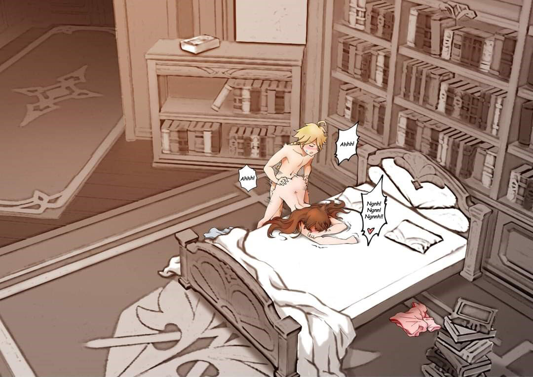 genshin impact aether x amber doujin chapter 1 11