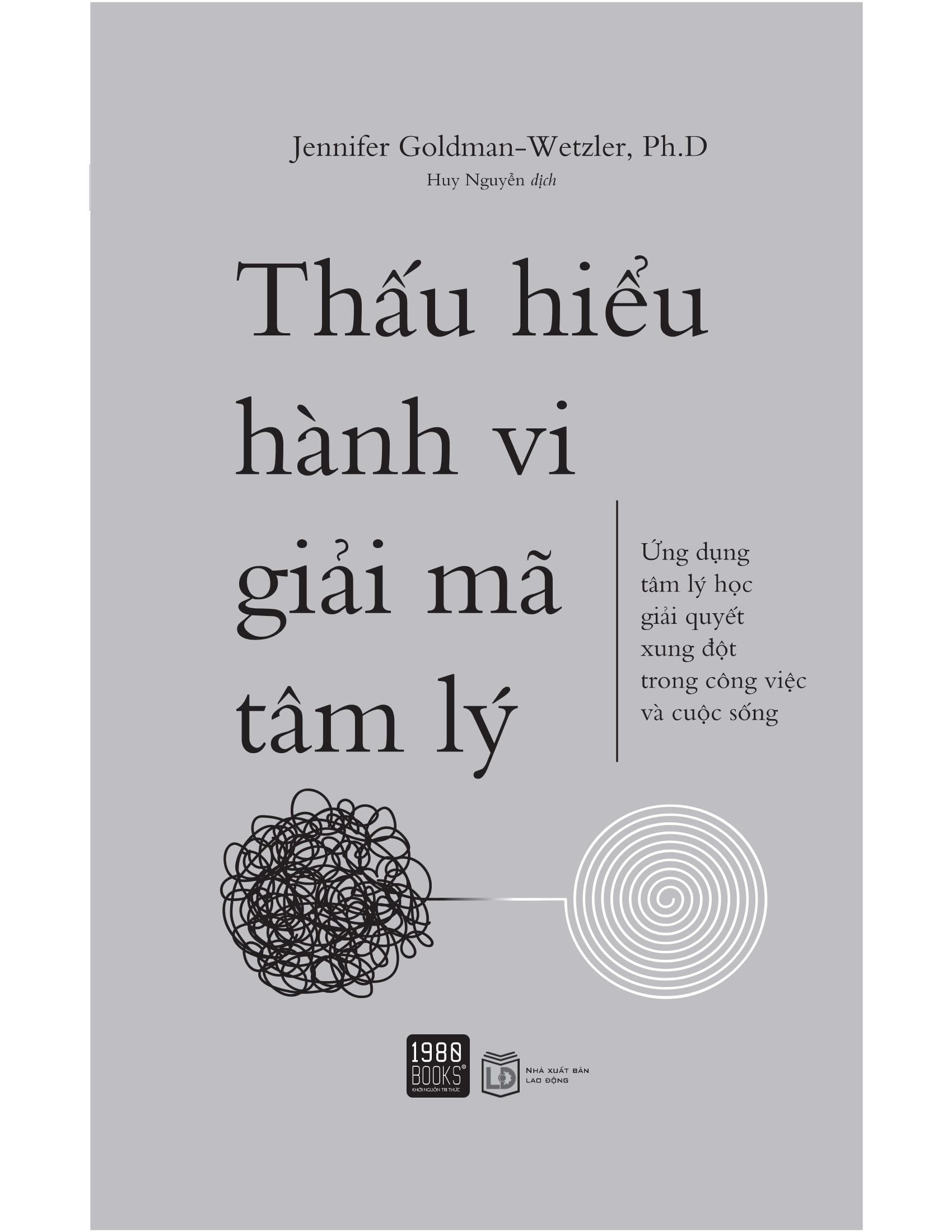 Sách Thấu Hiểu Hành Vi Giải Mã Tâm Lý