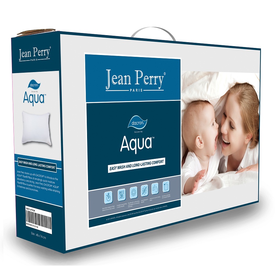 Gối Jean Perry Dacron - Aqua 48x74cm
