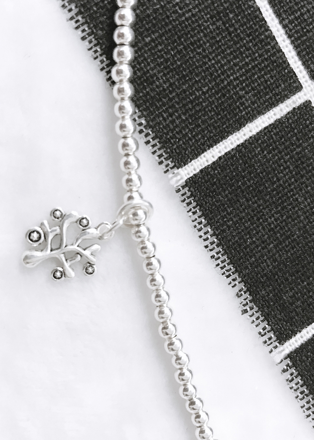 Lắc bi bạc 3mm cây trí tuệ - Ngọc Quý Gemstones