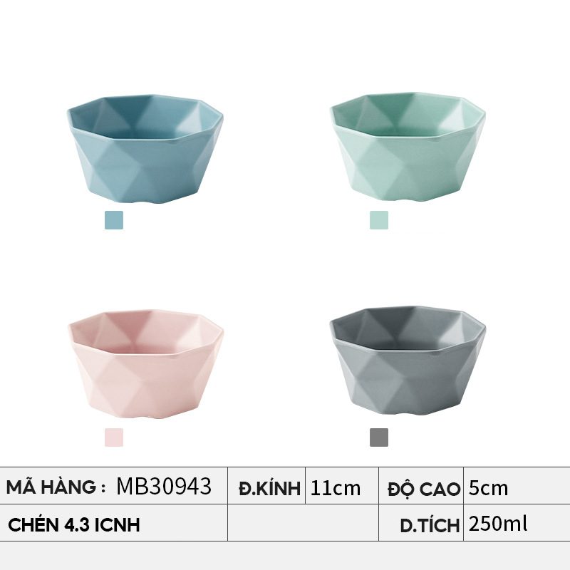 Chén Dĩa Melamine Màu Pastel Hiện Đại Sang Trọng Cao Cấp Giá Rẻ