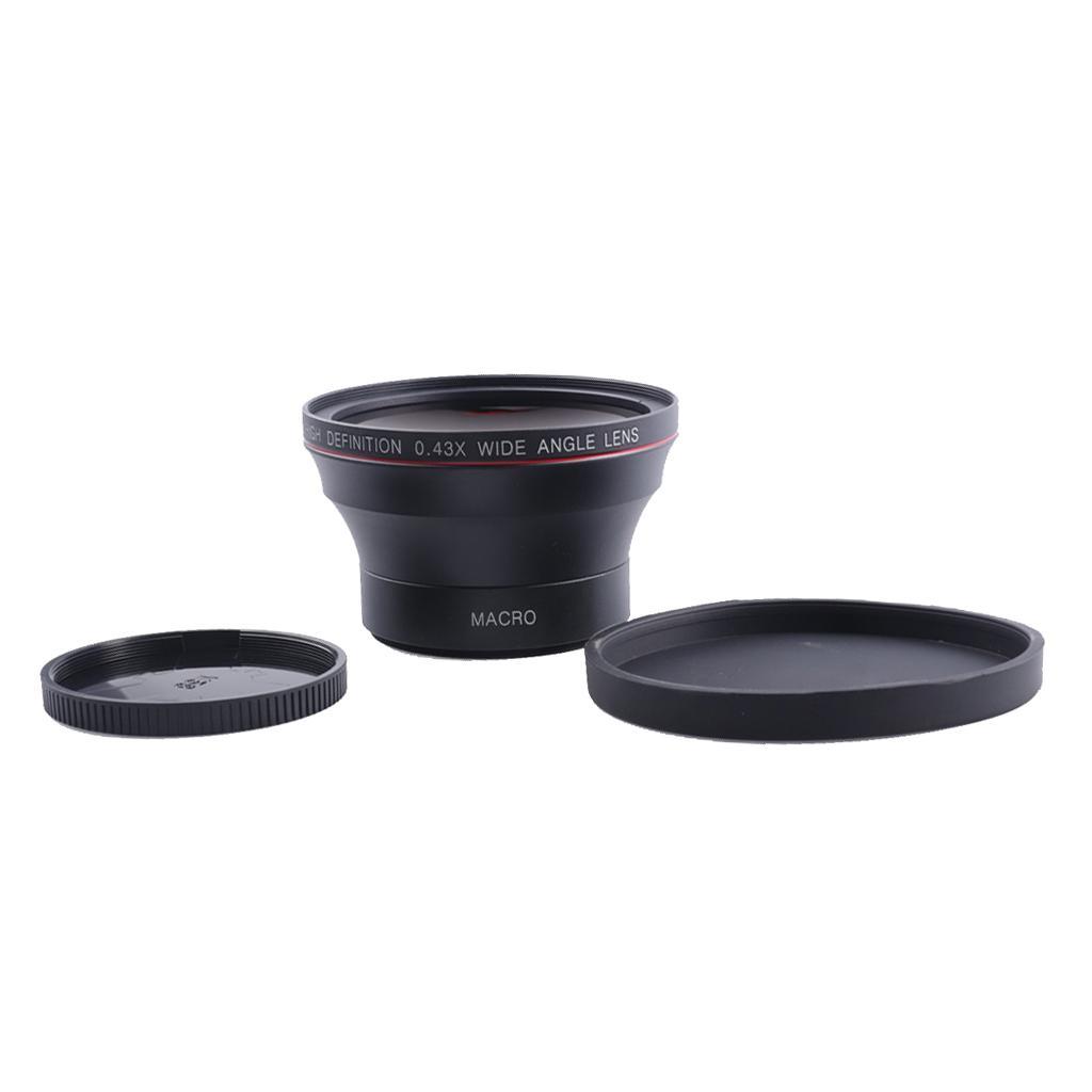 58mm 0.43X Wide Angle Lens with  for   T6i   T5i T5