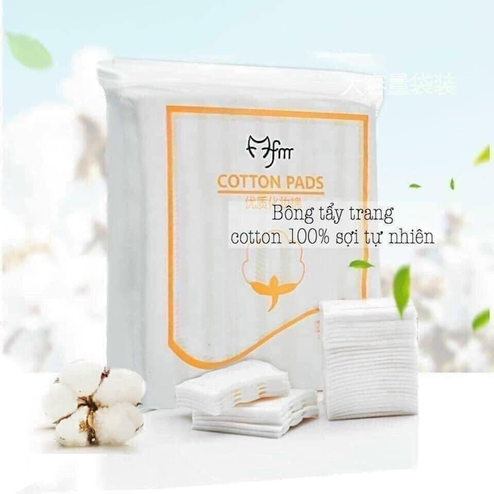 Bông Tẩy Trang 3 Lớp 222 Miếng Lameila Bông Trang Điểm 3 Lớp Cotton Pads siêu dày thấm hút cực tốt