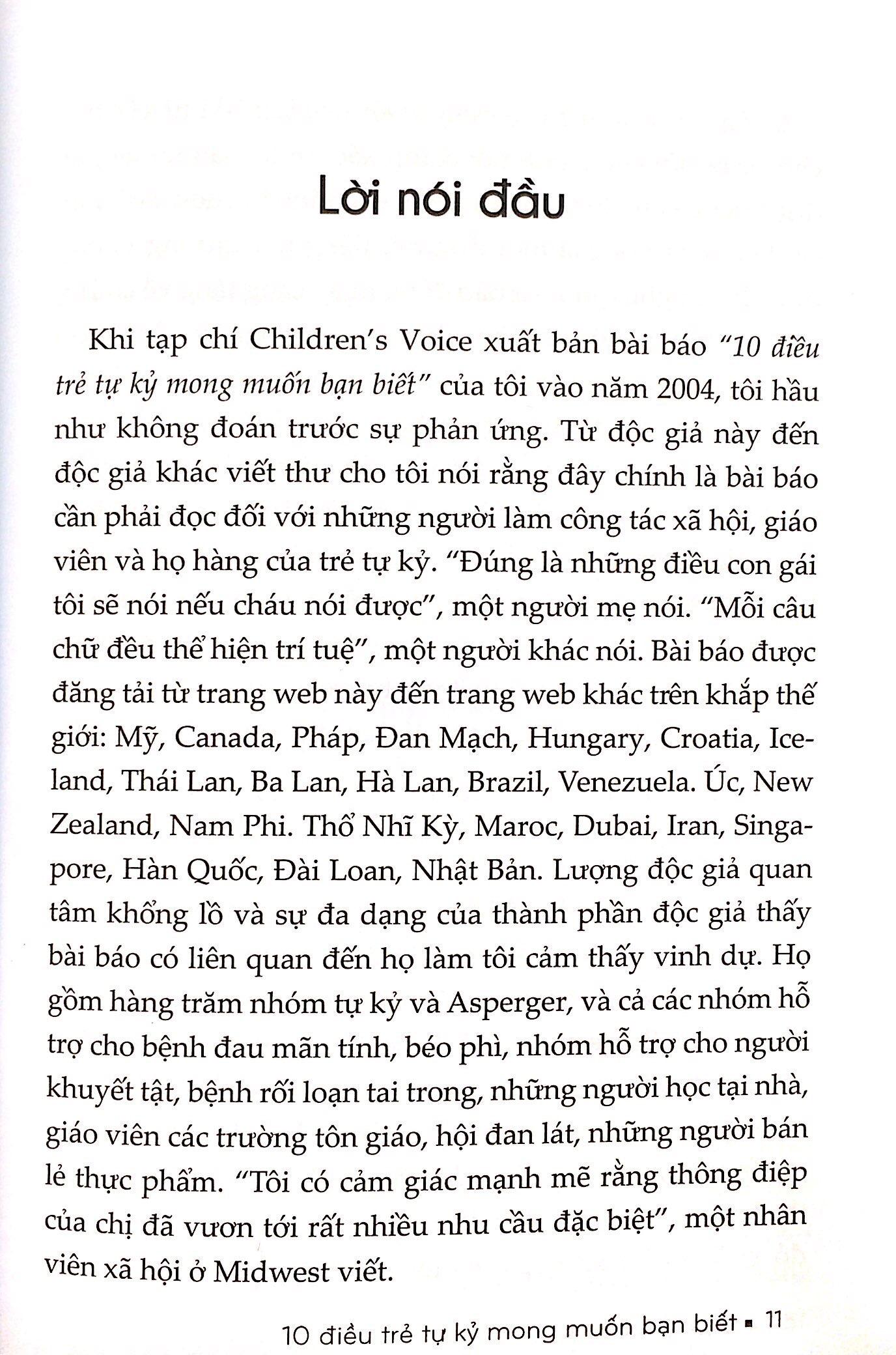 Sách 10 Điều Trẻ Tự Kỷ Mong Muốn Bạn Biết