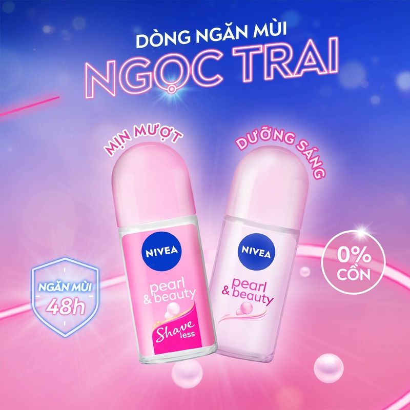 Lăn Ngăn Mùi NIVEA Pearl & Beauty Ngọc Trai Quyến Rũ - 83735