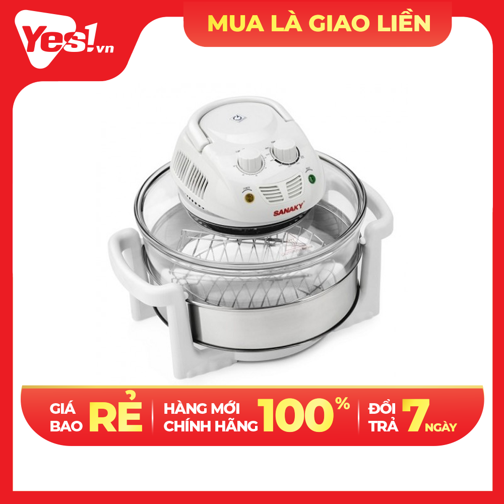 Lò nướng thuỷ tinh Sanaky VH-158T 15 lít - Hàng Chính Hãng - Chỉ Giao Hồ Chí Minh