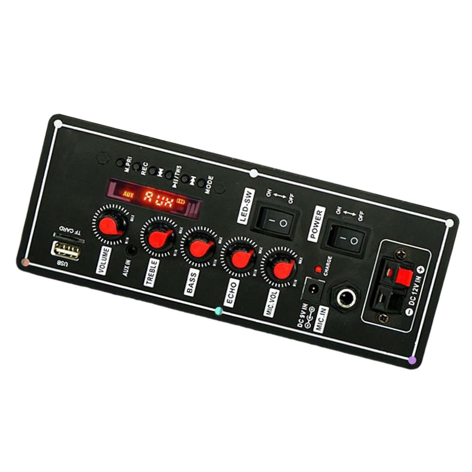 MP3 Decoding Board Module Audio Decode Board 2x10W Support AUX FM USB TF Card DC 9V Audio Amplifier Board MP3 Player Accessories