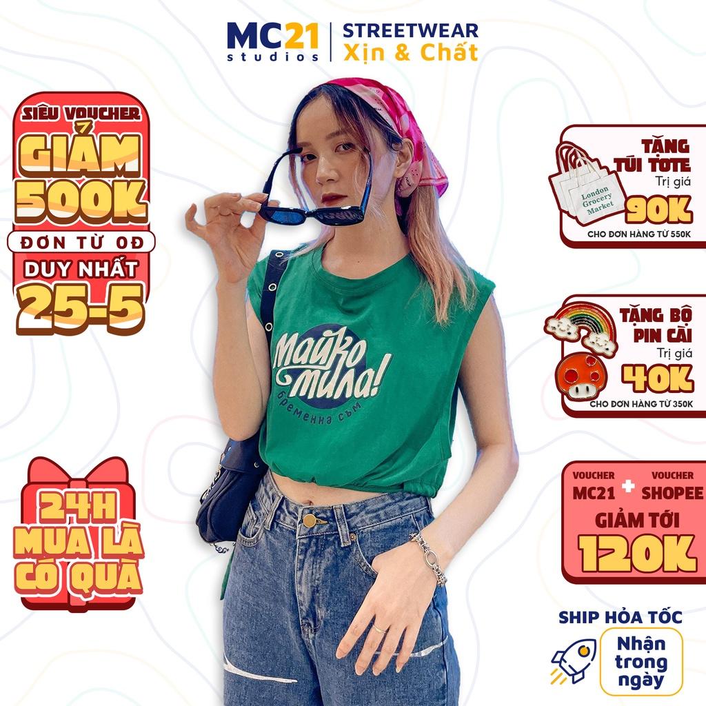 Áo croptop ba lỗ MINION CLOTHING tee dáng ngắn không tay phông Ulzzang Streetwear pull Hàn Quốc vải mềm mịn A3032