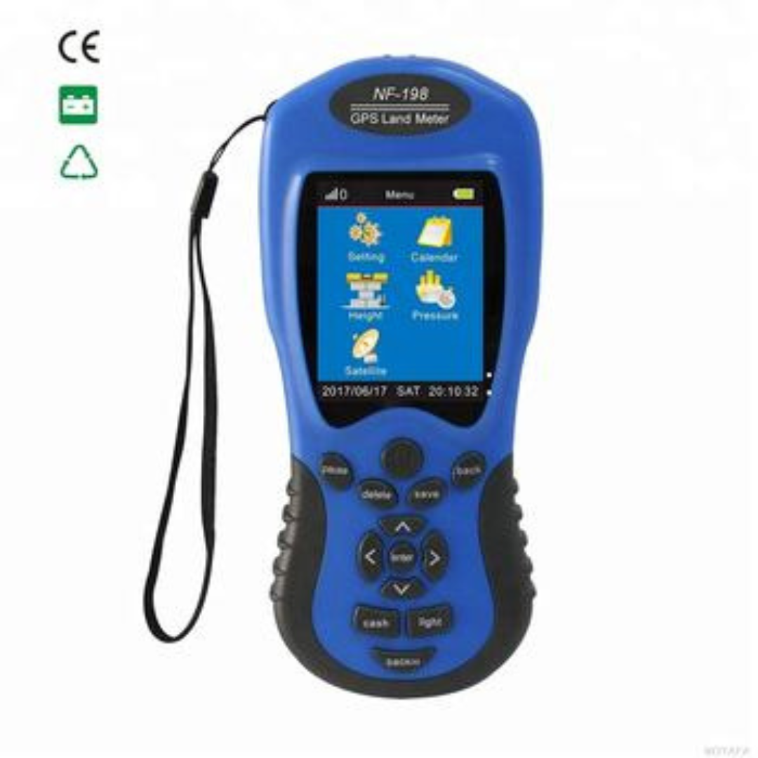 Thiết bị đo đạc GPS NF-198: Độ chính xác cao, màn hình màu lớn, tính năng đo diện tích và chiều dài đa dạng, tích hợp Maps, sử dụng trong môi trường tối và pin sạc lithium bền bỉ – giải pháp toàn diện cho đo lường đất đai - Hàng Nhập Khẩu