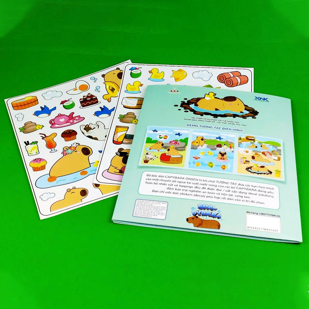 Trò Chơi Bóc Dán Tương Tác Capybara ONSEN - Liên Hiệp Thành BUDTTCPBR.OS