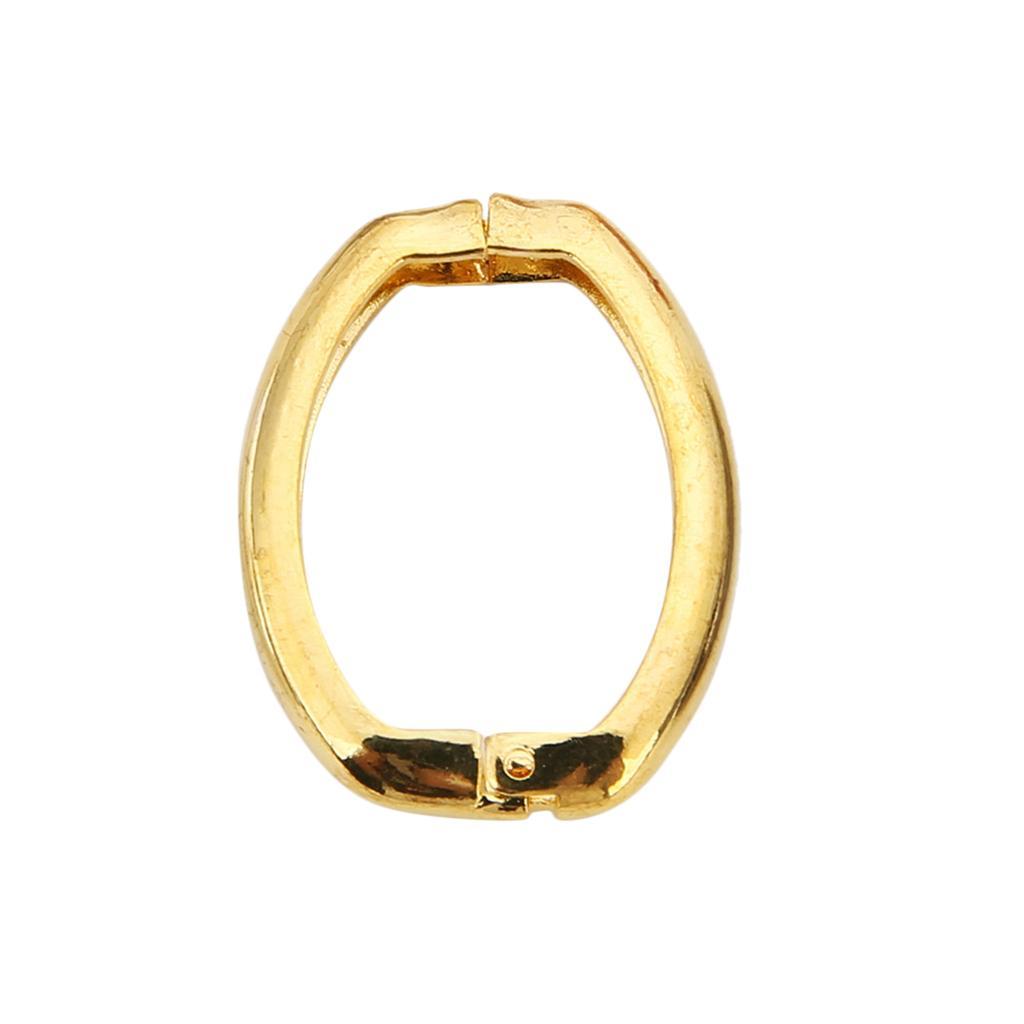 5Pcs Oval Spring Buckle For Bag Purse