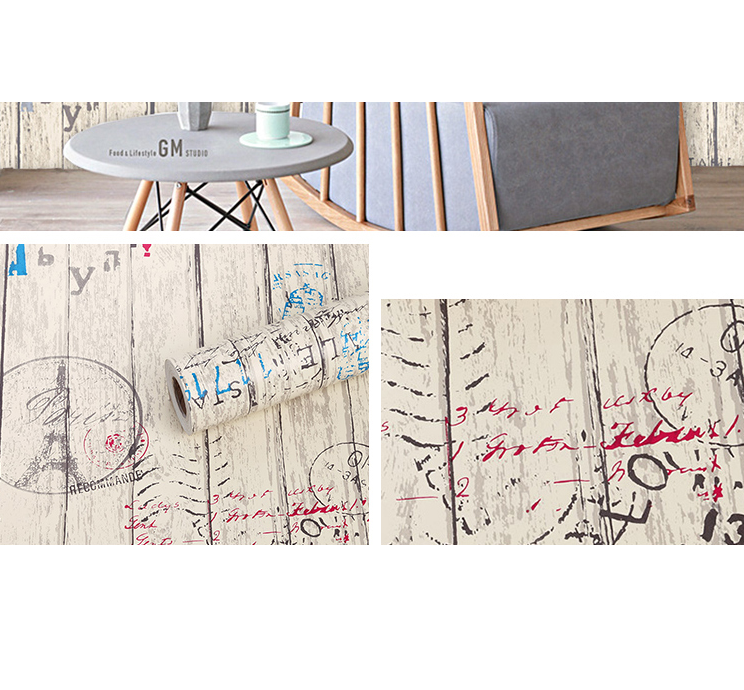 Combo 10 mét giấy dán tường, decal dán tường trang trí nhà cửa VÁN THÁP PARIS khổ 45cm