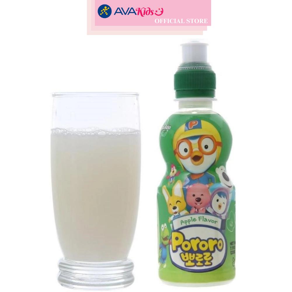 Combo 4 chai nước ép trái cây Pororo vị táo 235 ml (từ 3 tuổi)