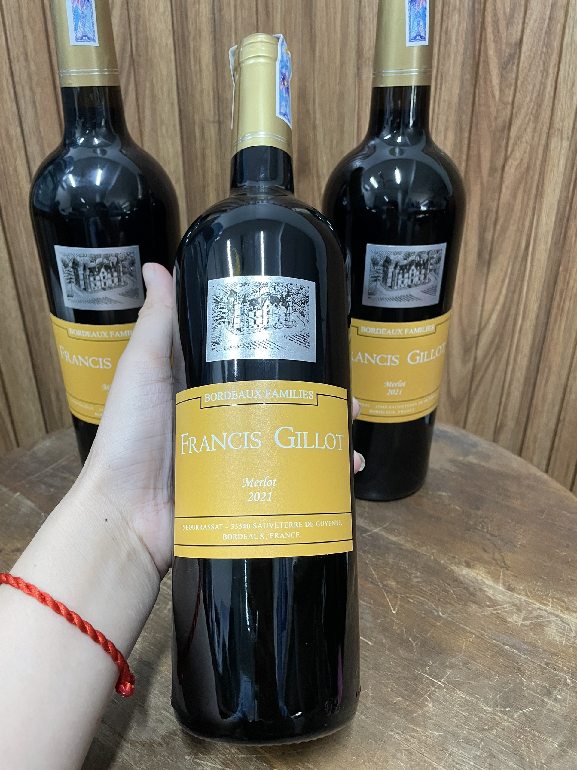 Vang Pháp Francis Gillot Merlot