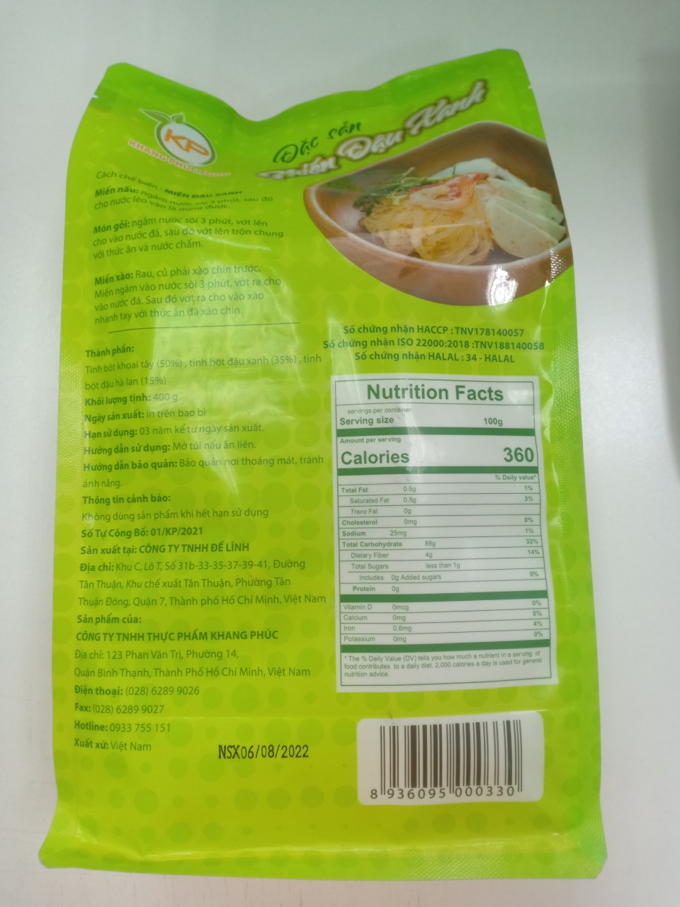 Miến Khang Phúc 400g